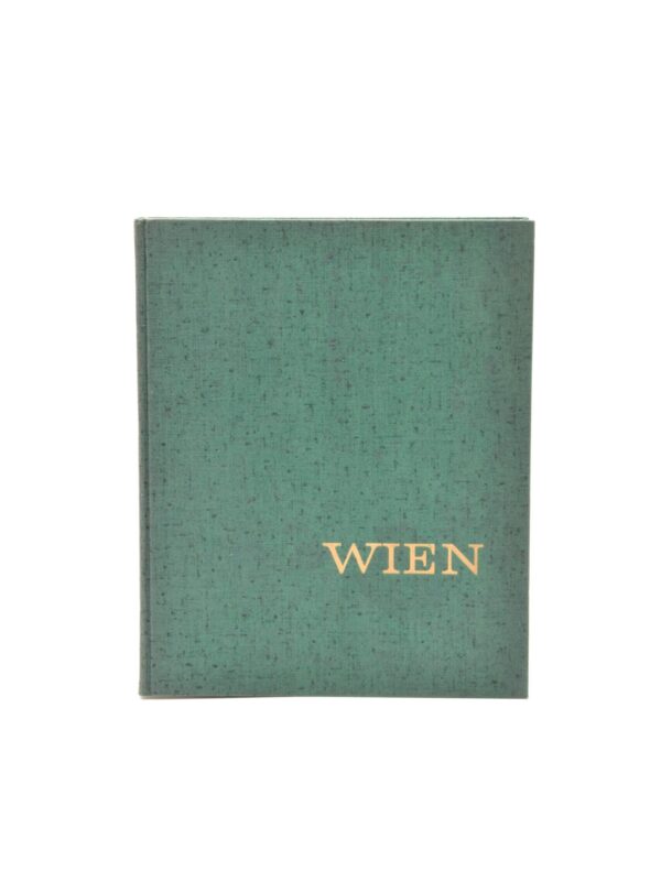Theodor Müller-Alfeld (a cura di), <i>Wien</i> - DBG - I° ed., con biglietto autografato da Karl Zaruba ed Emmerich Zillner - 1967